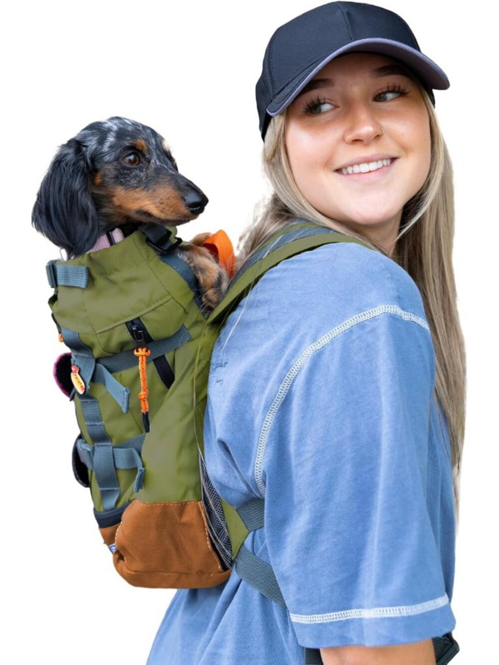K9 Sport Sack Urban 3 - Small, Leafy - Ideal for Dogs with 13-16” Back Length
